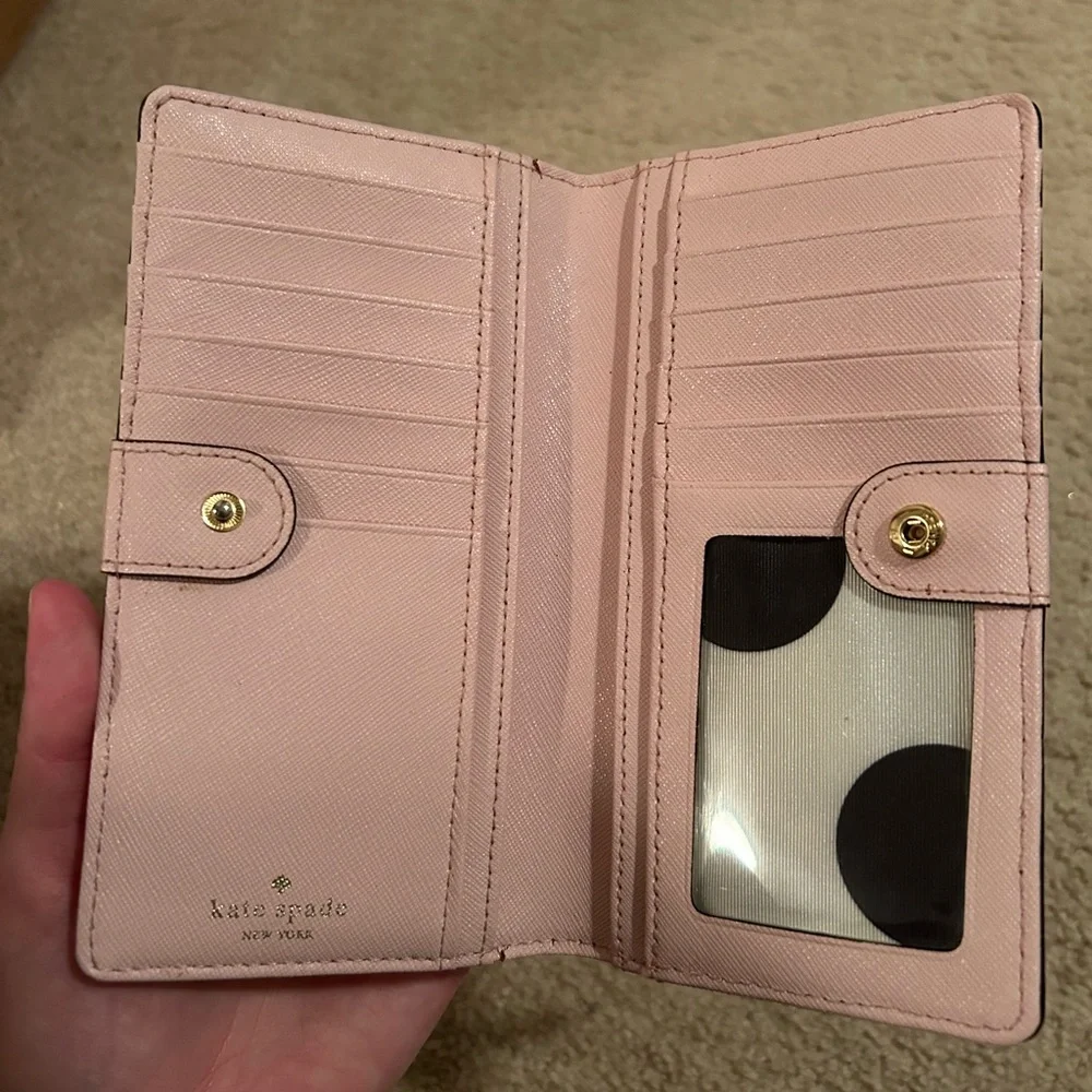 Kate Spade Light Pink Snap Wallet
